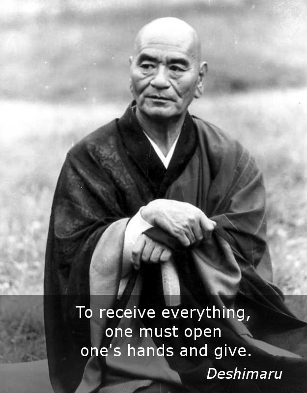 Open Hands ~ Deshimaru - Just Dharma